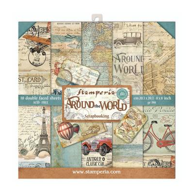 Stamperia Around the World Designpapier - Paper Pack